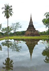 Fototapeta na wymiar Sukhothai historical park,Thailand