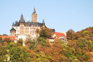 Fototapeta na wymiar Zamek w Wernigerode