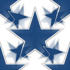 Blaue Sterne abstrakt