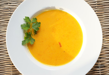 Kürbissuppe á la maison