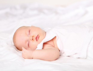 Portrait of a baby girl