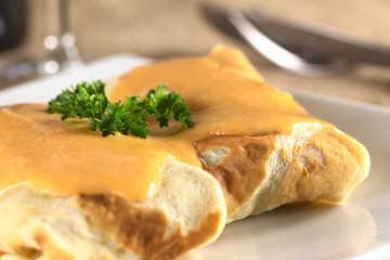 Hungarian-style Crepe a la Hortobagy