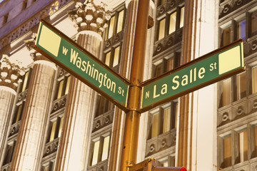 Intersection of Washington and La Salle