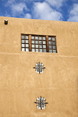 Adobe building in Santa Fe