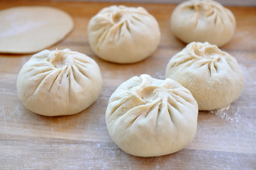 Fototapeta na wymiar Chinese steamed buns