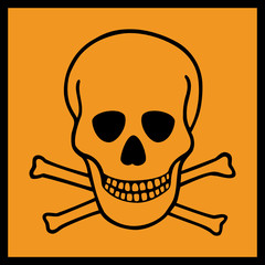 Gefahrstoffzeichen Giftige Stoffe Symbol Gefahrgut