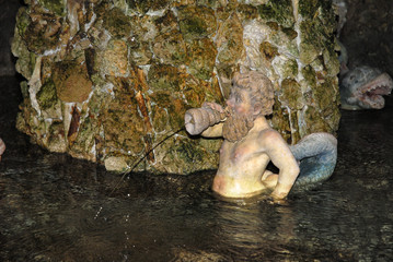 Hellbrun Castles Trick Fountains near Salzburg Austria