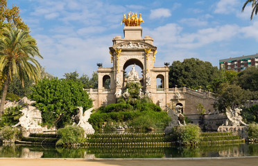 Fototapeta premium Fuente en Parc de la Ciutadella, Barcelona