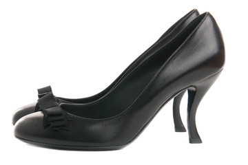 black women shoes with curve heels