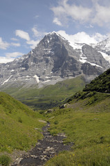 North Face of the Eiger above Kleine Scheidegg