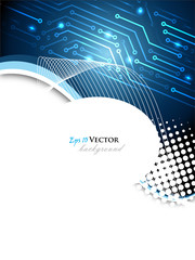 Blue abstract background