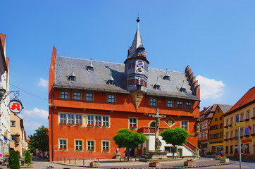 Obraz premium Das Ochsenfurter Rathaus