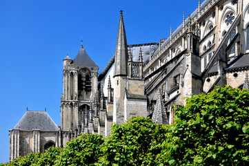 Obraz premium vue sur la Cathédrale Saint-Étienne - Bourges
