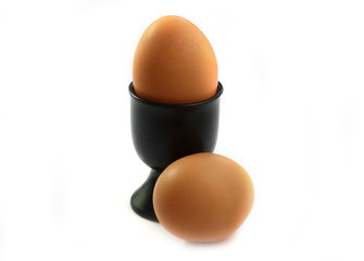 Eggs isolated on a white background