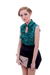 fashion woman looking at camera