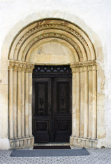 Fototapeta na wymiar Old church entrance