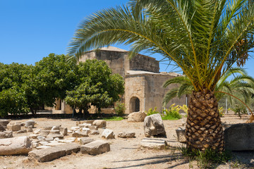 Fototapeta na wymiar View of Gortyn. Crete, Greece