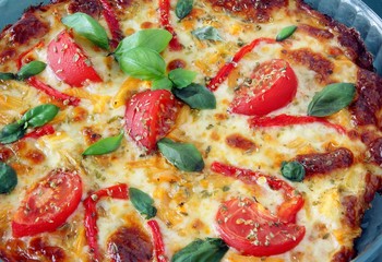 homemade pizza