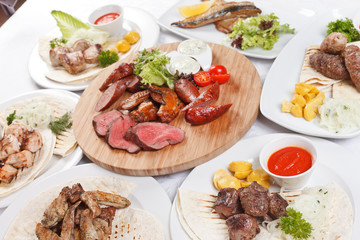 party with tasty dishes