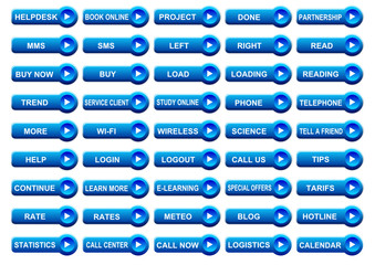 Obraz premium Set buttons for creation of sites (PART 2/5)
