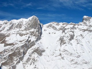 Winter in the alps