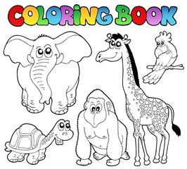 Kleurboek tropische dieren 2
