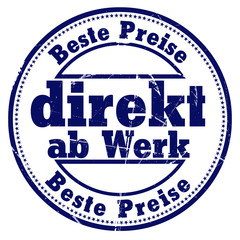 werksverkauf direkt ab werk bester preis