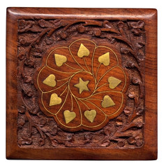 Wooden oriental box