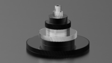 Tower of gears