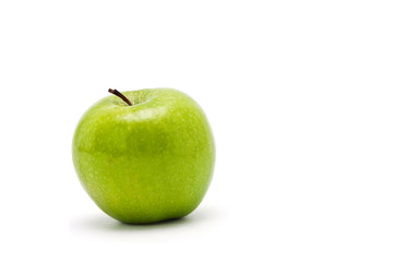 Green apple isolated on white background
