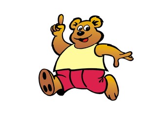 Obraz premium Running Bear