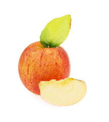 Red apple isolated