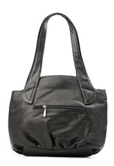 Black female bag over white