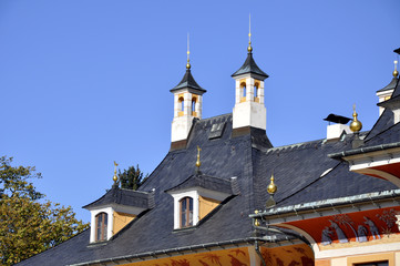 Fototapeta na wymiar Schloss Pillnitz - Bergpalais Detail