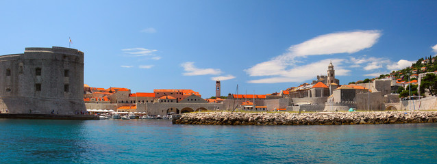 The fortress from the top on a sunny day