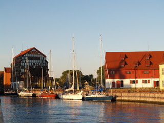 Fototapeta na wymiar Port w Kłajpedzie