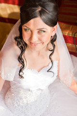 Naklejka premium Portrait of a beautiful bride