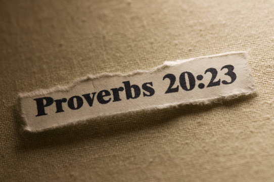 Proverbs 20:23