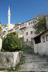 Fototapeta na wymiar Pocitelj wieś koło Mostaru w Bośni