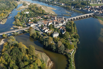 La Charité-sur-Loire vue du ciel  (58)
