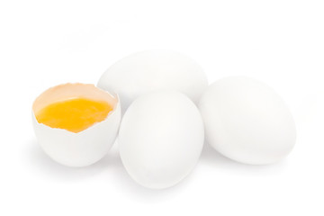 Eggs isolated on a white background - 36156436