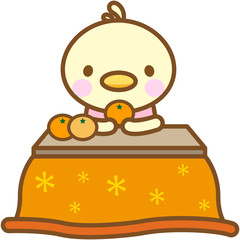 ひよこ　こたつ