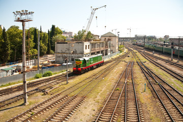 Obraz premium Railway lines
