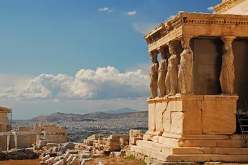 Cercles muraux Rudnes Blick von der Akropolis