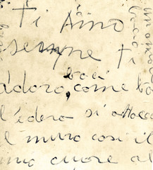Lettera d'amore vintage