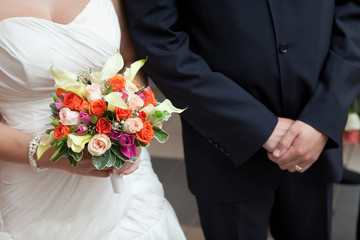 bouquet and wedding