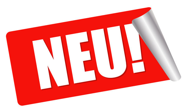 roter Aufkleber - NEU!