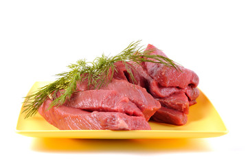 Raw meat