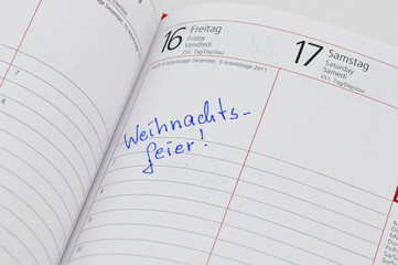 Weihnachtsfeier Kalender