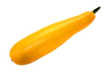 Кабачок на белом фоне